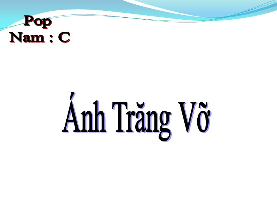 Lời bài hát ÁNH TRĂNG VỠ