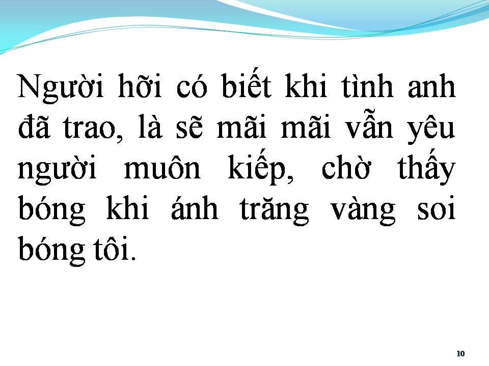 Lời bài hát ÁNH TRĂNG XƯA