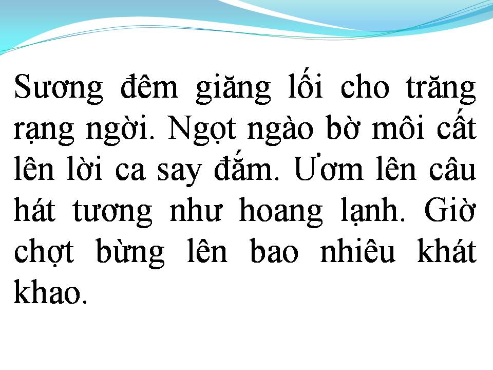 Lời bài hát ÁNH TRĂNG YÊU THƯƠNG