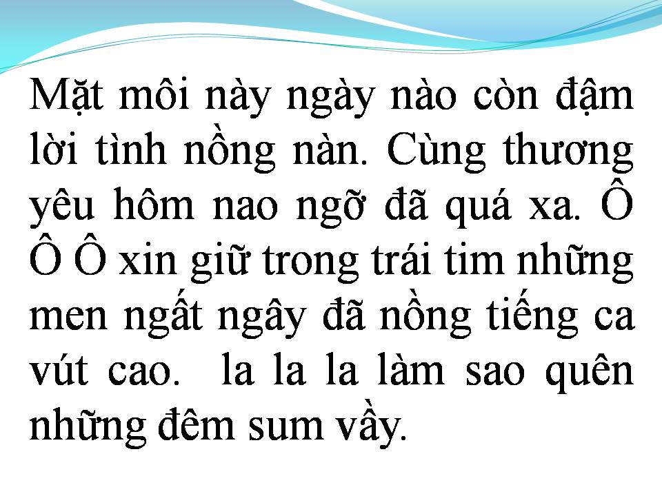 Lời bài hát ÁNH TRĂNG YÊU THƯƠNG