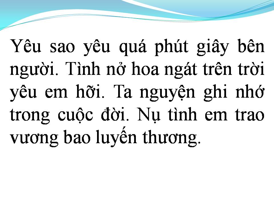 Lời bài hát ÁNH TRĂNG YÊU THƯƠNG