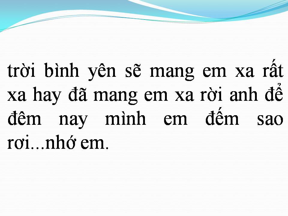Lời bài hát ANH VẪN CÒN YÊU EM