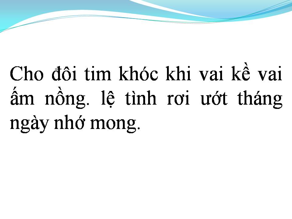 Lời bài hát ANH VẪN CHỜ EM