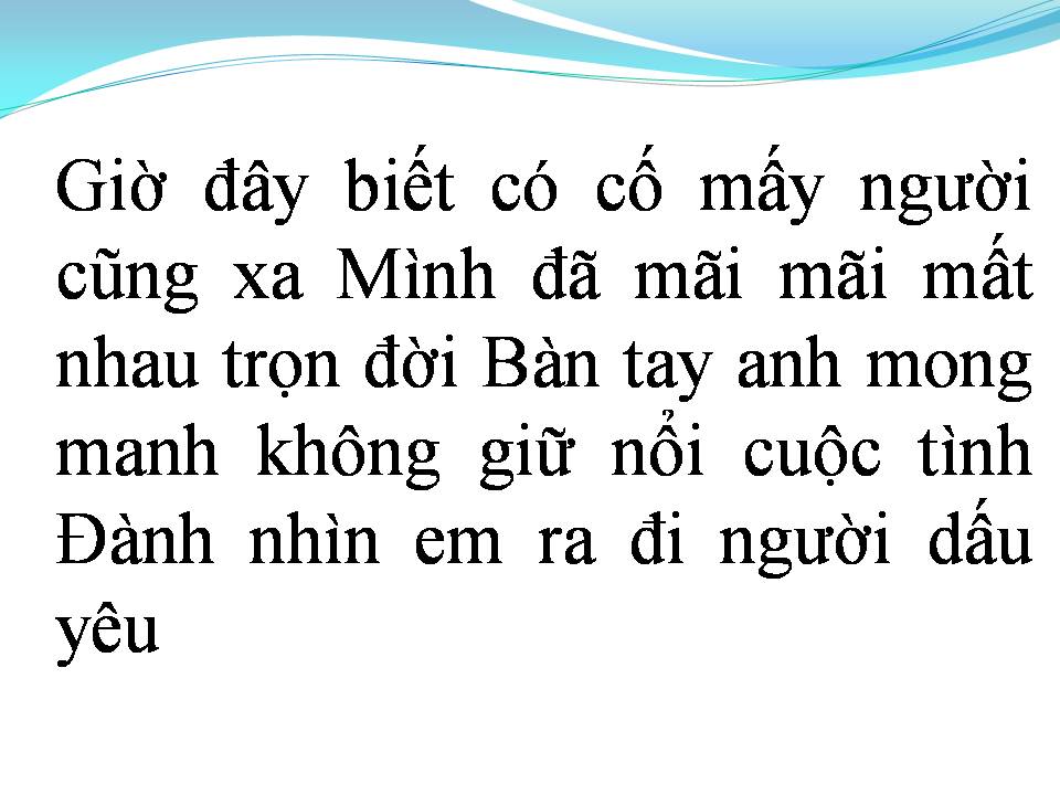 Lời bài hát ANH VẪN MÃI YÊU EM