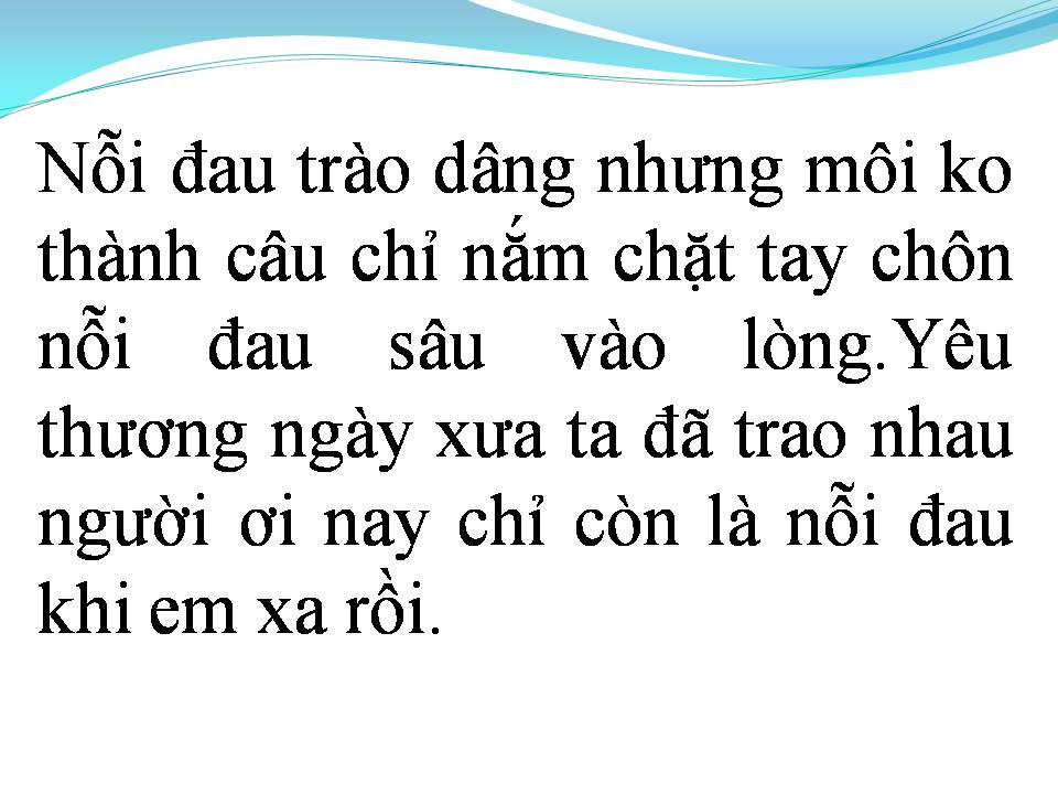 Lời bài hát ANH VẪN MÃI YÊU EM