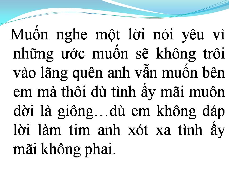 Lời bài hát ANH VẪN YÊU EM