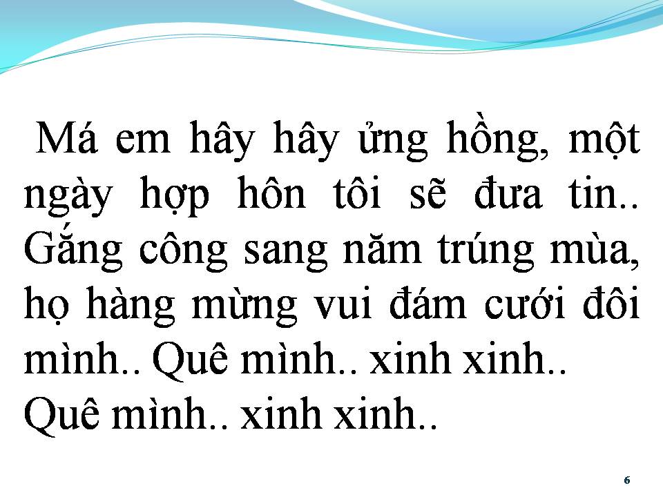 Lời bài hát ANH VỀ TÌNH ĐẸP QUÊ HƯƠNG