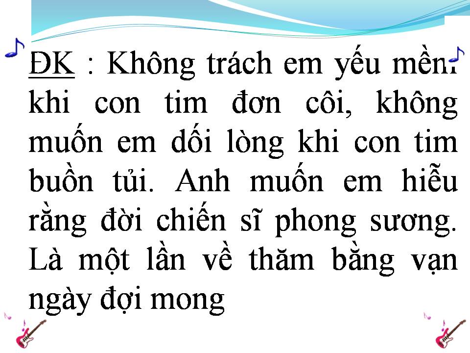 Lời bài hát ANH VỀ VỚI EM