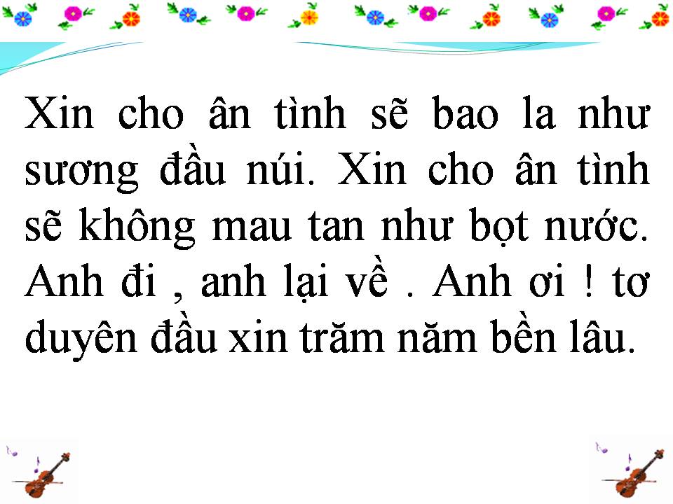 Lời bài hát ANH VỀ VỚI EM