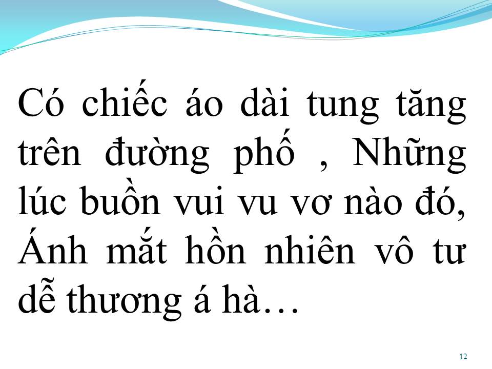 Lời bài hát ÁO DÀI ƠI