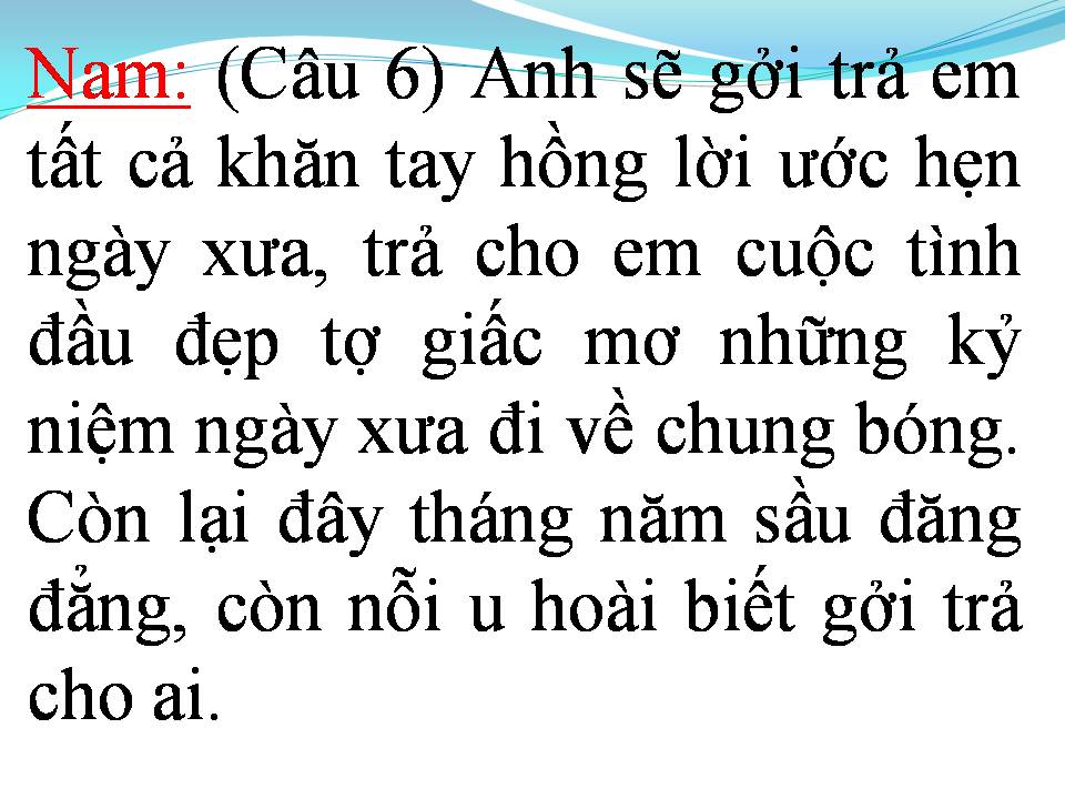 Lời bài hát ÁO EM CHƯA MẶC MỘT LẦN (TÂN CỔ)