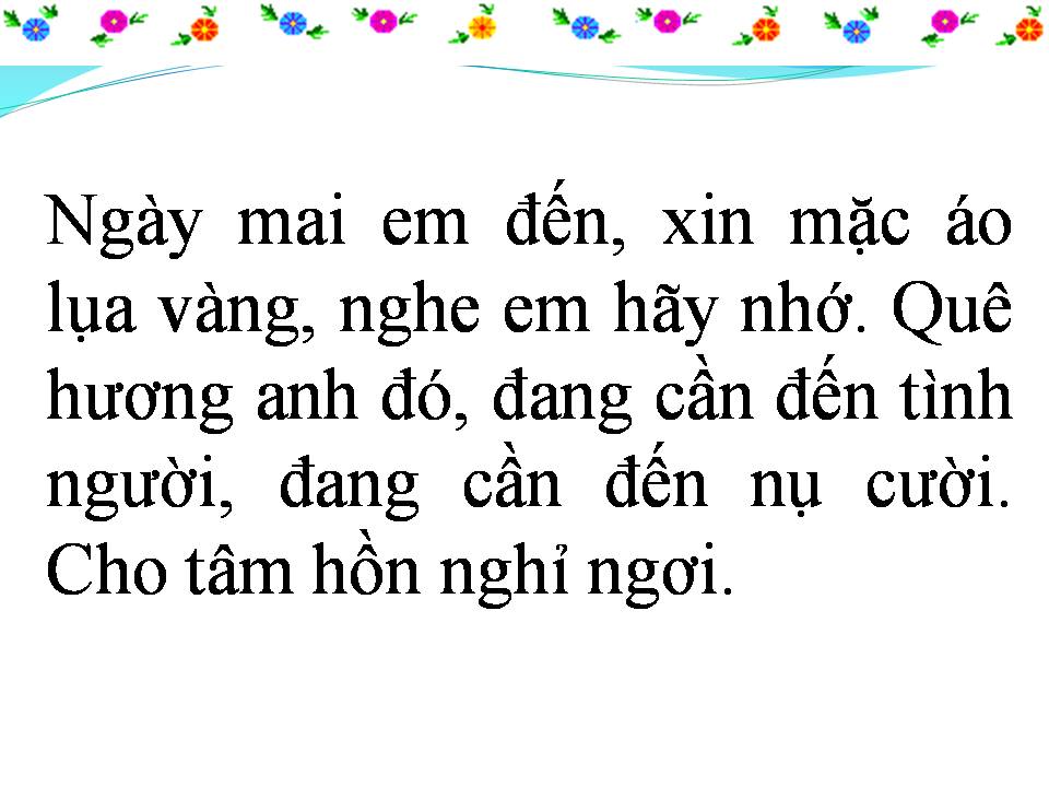 Lời bài hát ÁO LỤA VÀNG