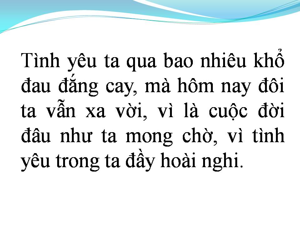 Lời bài hát ẢO MỘNG TÌNH YÊU