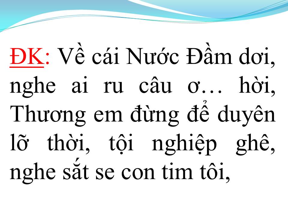 Lời bài hát ÁO MỚI CÀ MAU