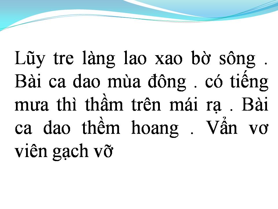 Lời bài hát CA DAO ĐÊM GIÁNG SINH
