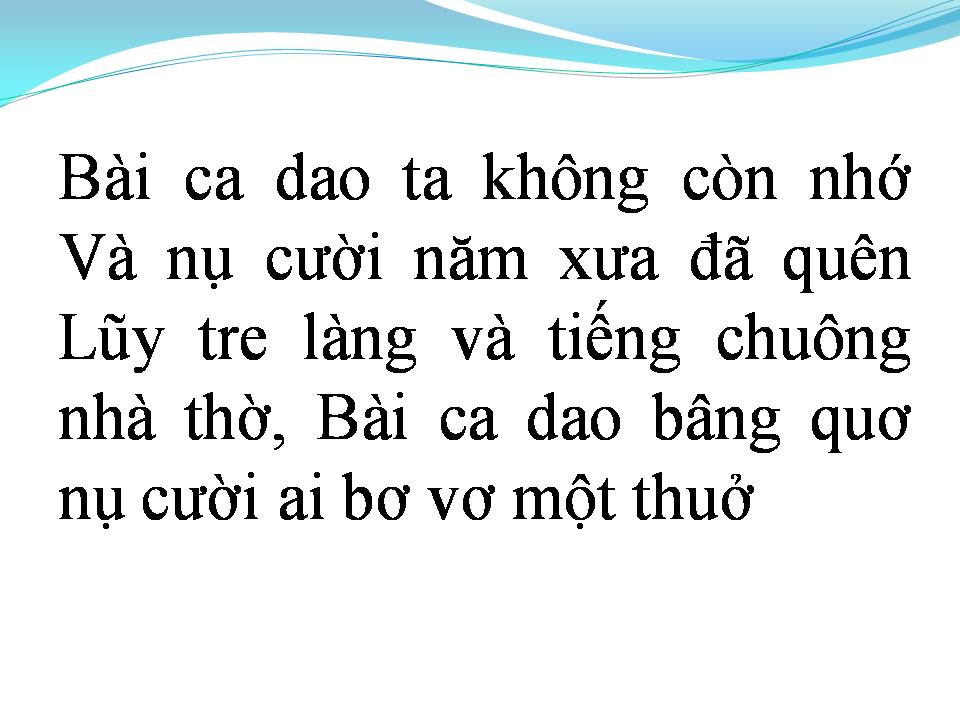 Lời bài hát CA DAO ĐÊM GIÁNG SINH