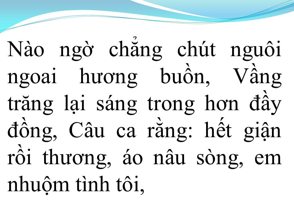 Lời bài hát CA DAO EM VÀ TÔI