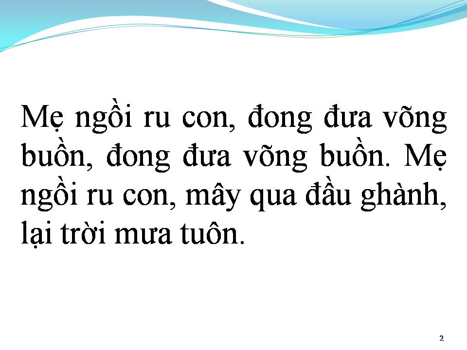 Lời bài hát CA DAO MẸ