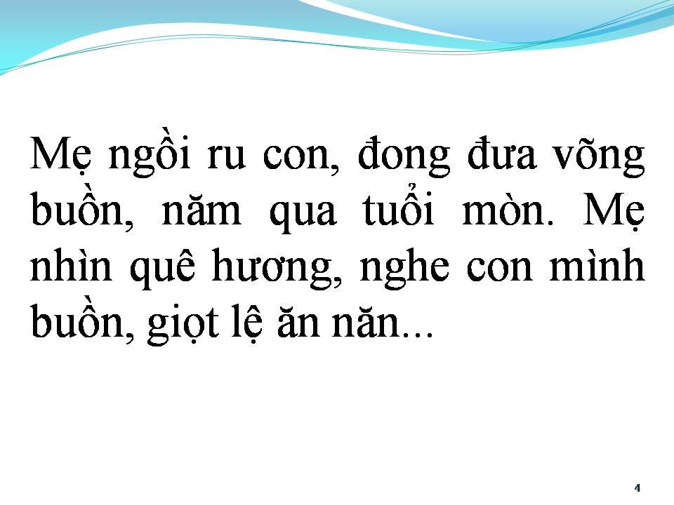 Lời bài hát CA DAO MẸ
