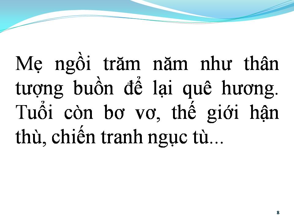 Lời bài hát CA DAO MẸ