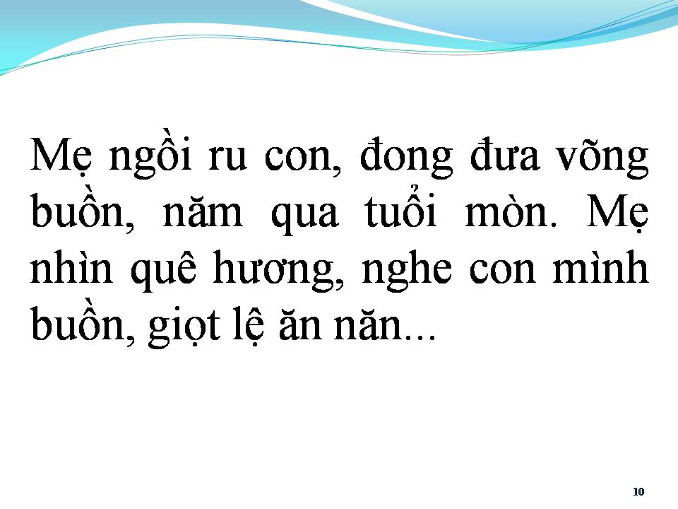 Lời bài hát CA DAO MẸ