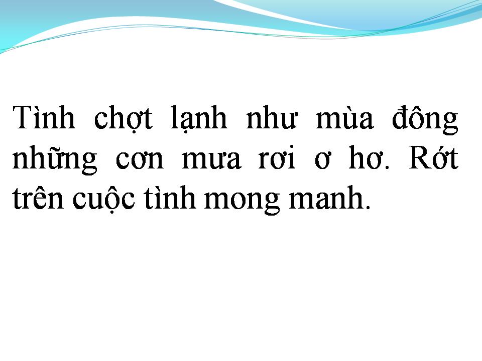 Lời bài hát CÀ PHÊ MỘT MÌNH