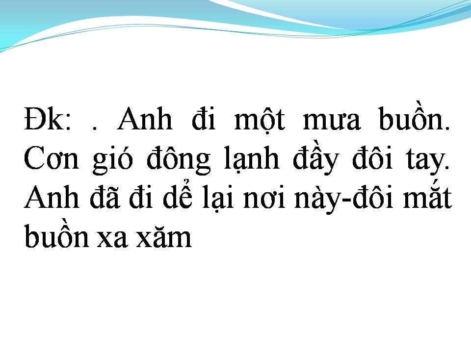 Lời bài hát CÀ PHÊ MỘT MÌNH