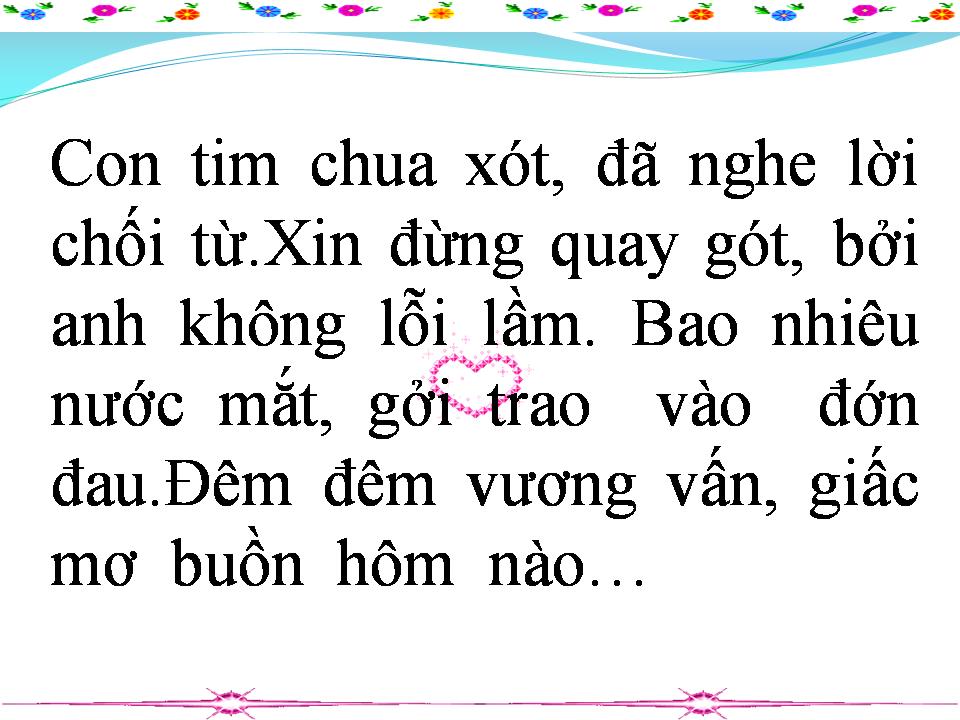 Lời bài hát CÁCH XA