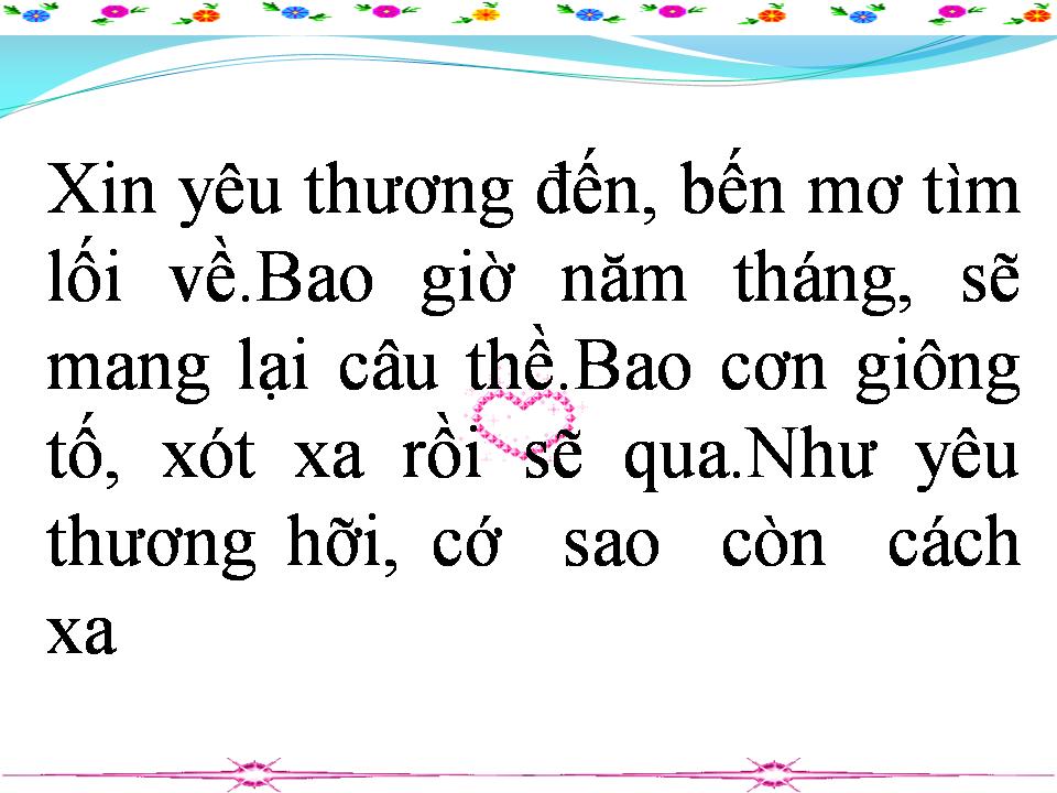 Lời bài hát CÁCH XA