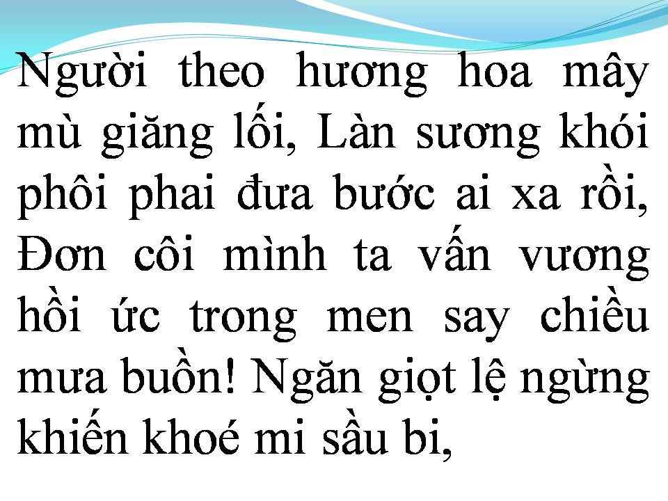 Lời bài hát LẠC TRÔI