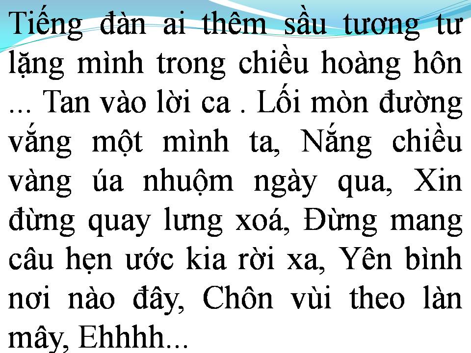 Lời bài hát LẠC TRÔI