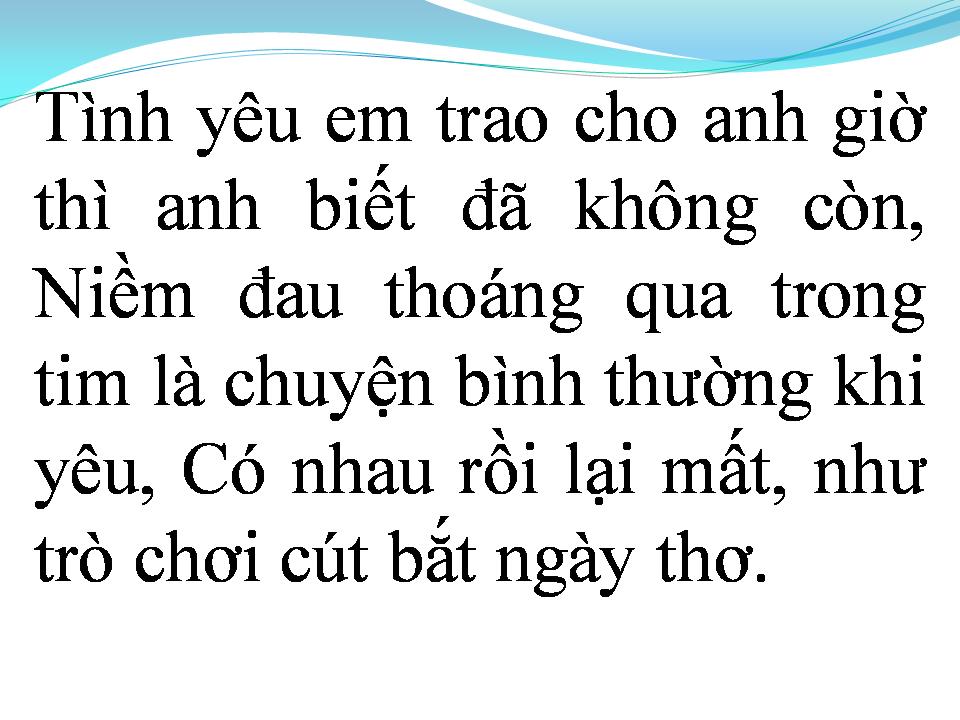 Lời bài hát PHẢI CHĂNG TÌNH SAI LẦM