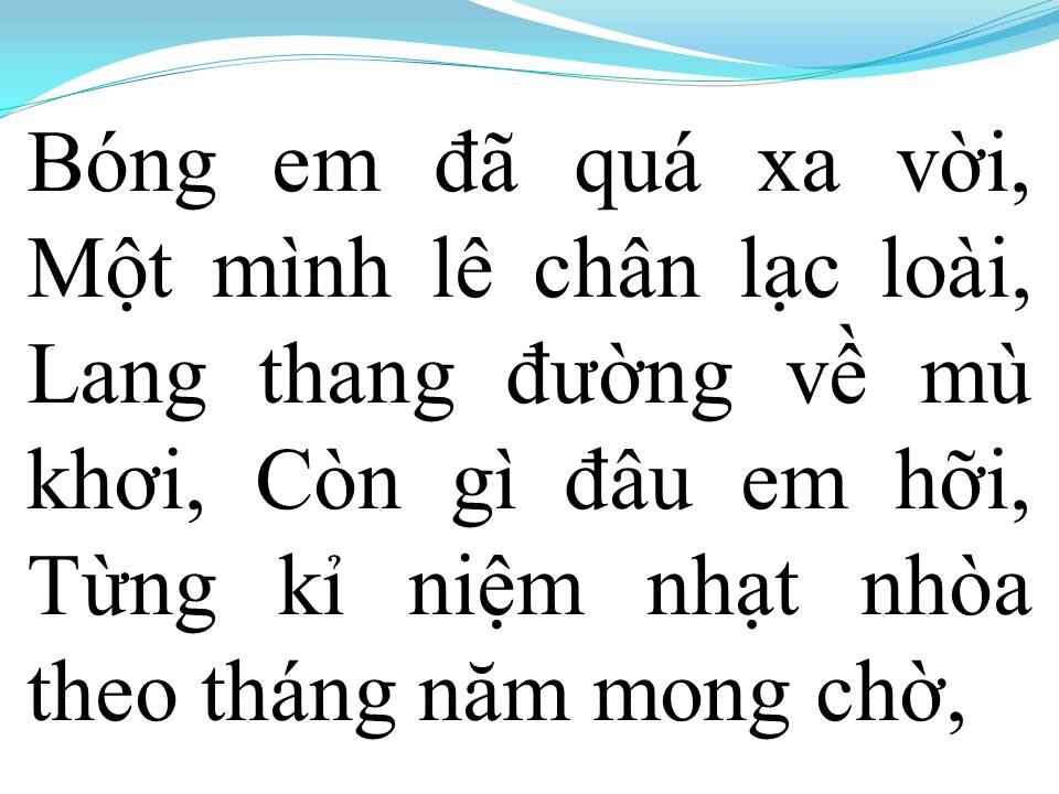 Lời bài hát PHAI DẤU CUỘC TÌNH