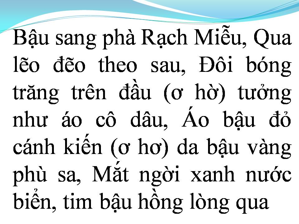 Lời bài hát PHẢI LÒNG CON GÁI BẾN TRE