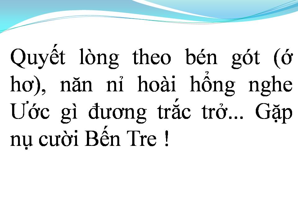 Lời bài hát PHẢI LÒNG CON GÁI BẾN TRE