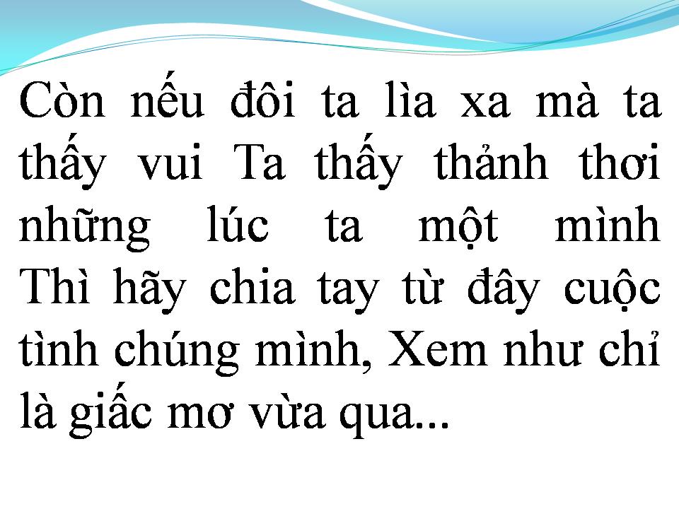 Lời bài hát PHẢI XA NHAU