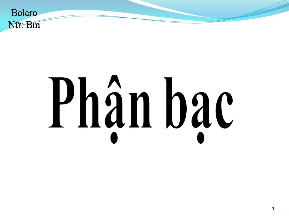 Lời bài hát PHẬN BẠC