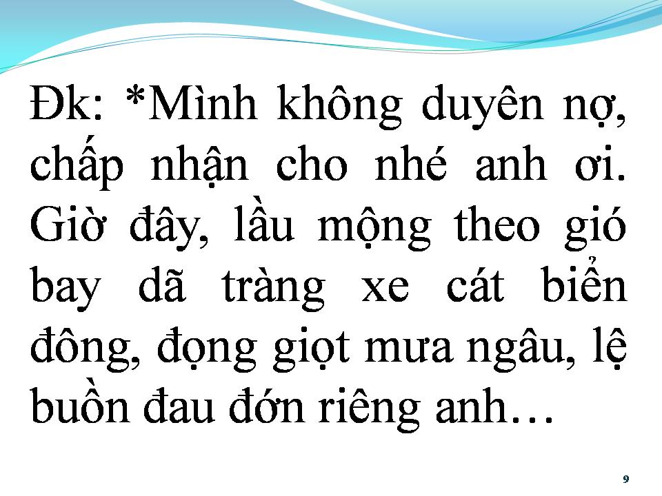 Lời bài hát PHẬN BẠC
