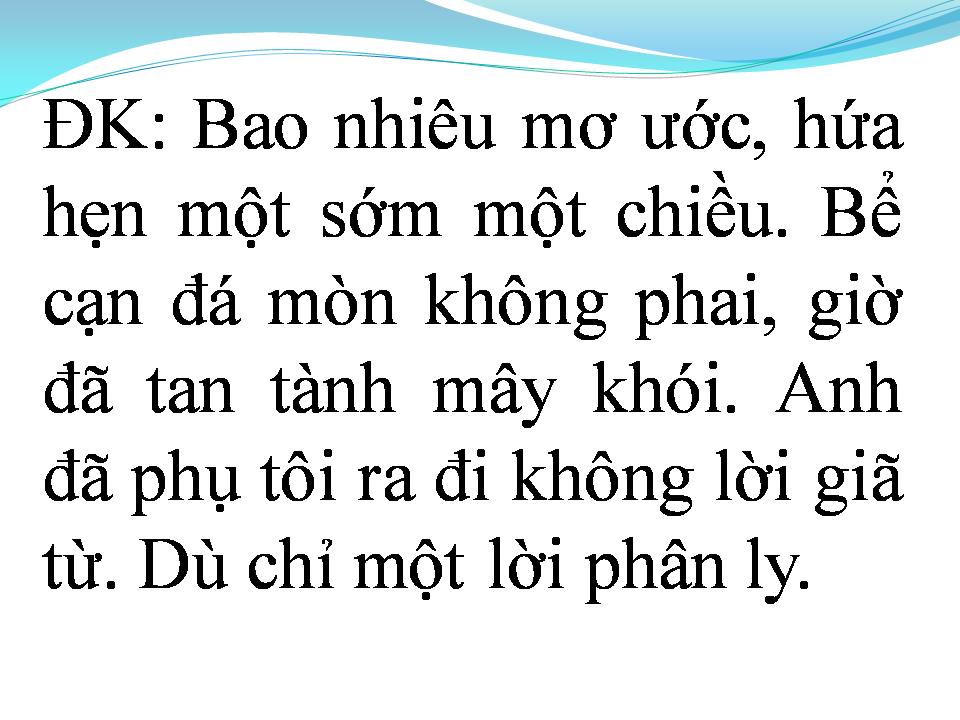 Lời bài hát PHẬN BUỒN CON GÁI