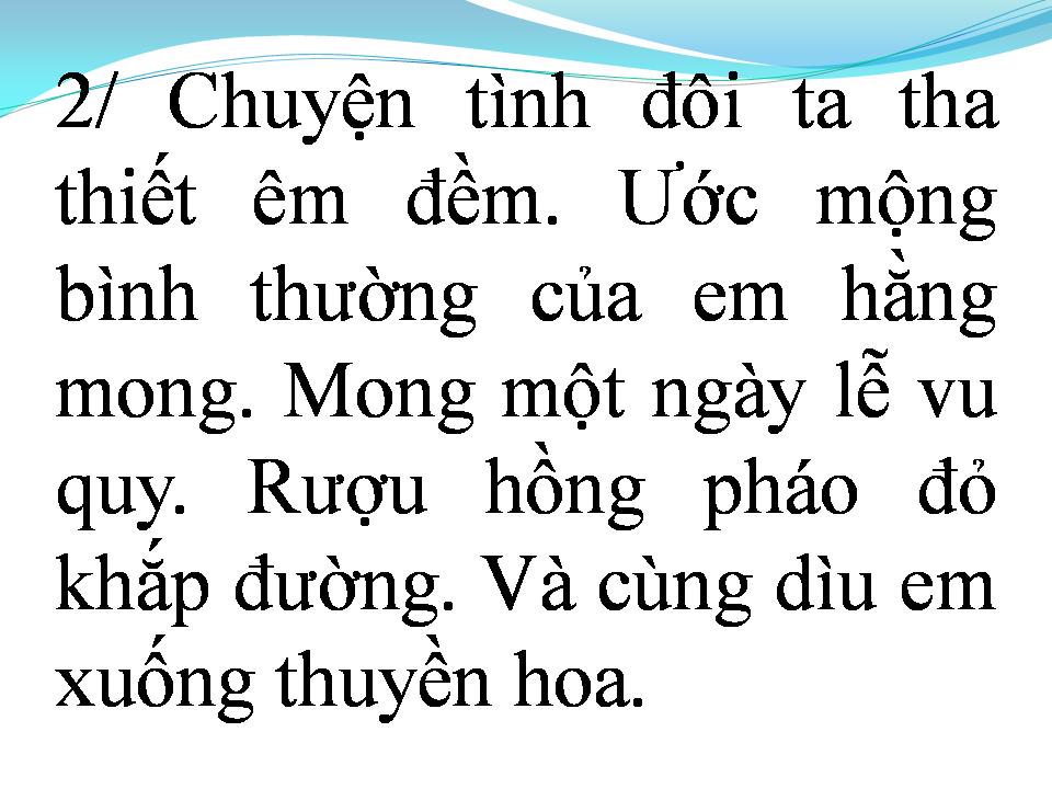 Lời bài hát PHẬN BUỒN CON GÁI