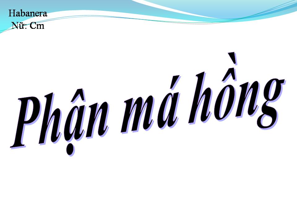 Lời bài hát PHẬN MÁ HỒNG