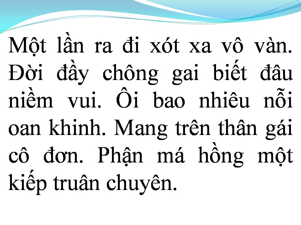 Lời bài hát PHẬN MÁ HỒNG