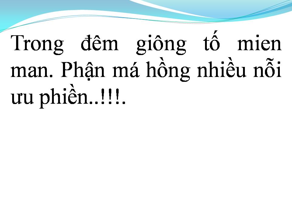 Lời bài hát PHẬN MÁ HỒNG
