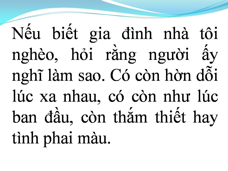 Lời bài hát PHẬN NGHÈO