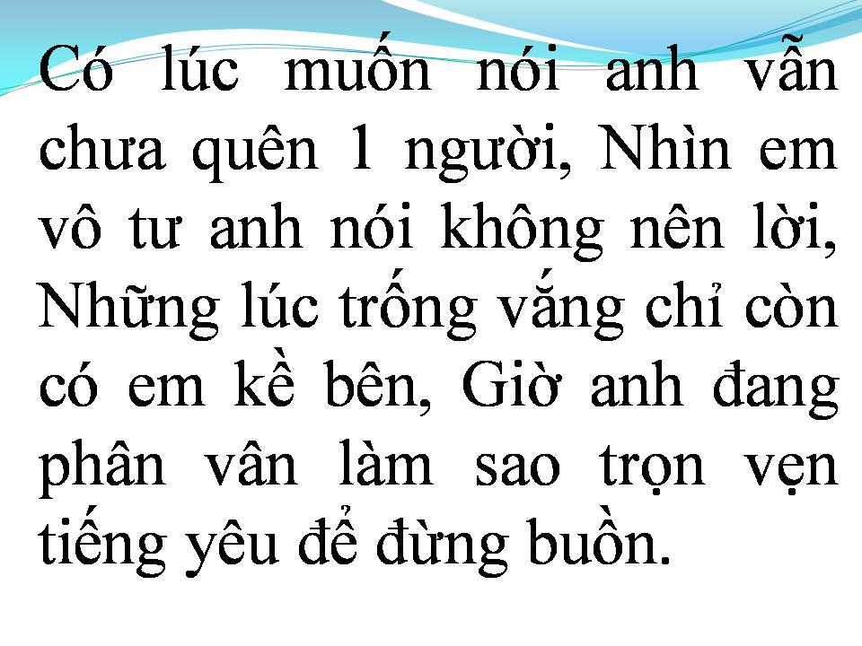 Lời bài hát PHÂN VÂN