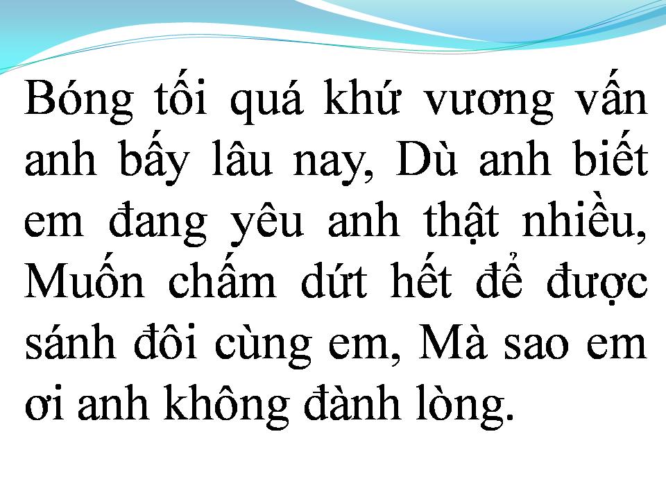 Lời bài hát PHÂN VÂN