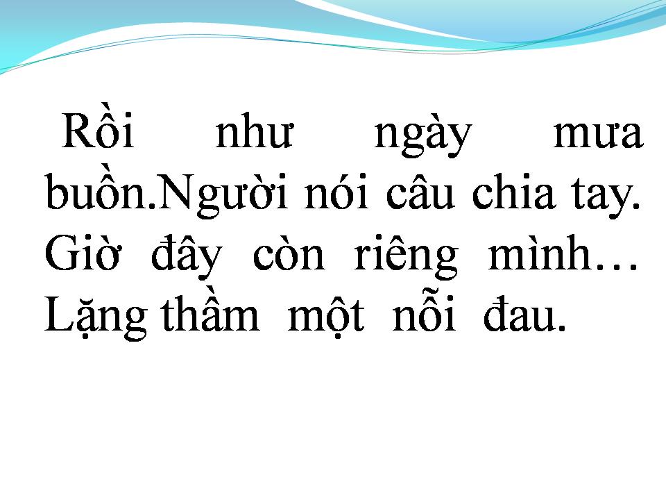 Lời bài hát PHÍA SAU ÁNH MẮT BUỒN