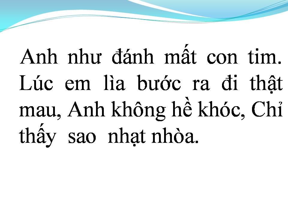 Lời bài hát PHÍA SAU ÁNH MẮT BUỒN