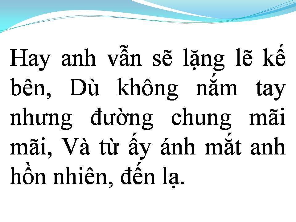 Lời bài hát PHÍA SAU MỘT CÔ GÁI