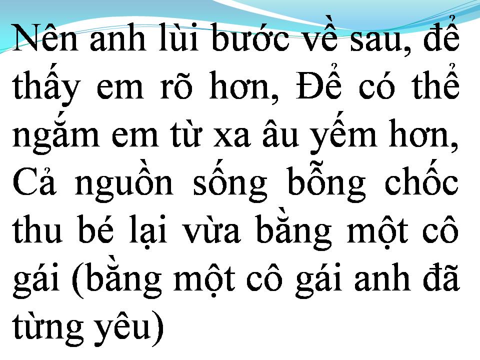 Lời bài hát PHÍA SAU MỘT CÔ GÁI